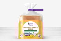 100% Wholewheat (0% Maida) Bread (330g Pack)