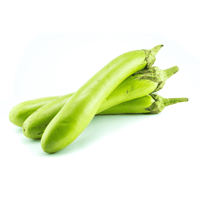 Brinjal - Green Long (250g Pack)
