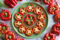 Capsicum Red Sliced (200g Pack)