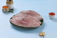 Black Pomfret / Karutha Avoli / Halwa Fish (700g to 3kg) - Steaks (300g Pack)
