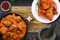 Combo:(450g of Butter Chicken + 450g of Tandoori Chicken Legs)