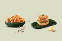 Combo: (320g Cheese Corn Nuggets + 275g Veg Burger Patty)