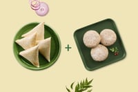 Combo: (Pack of 4 Malabar Chicken Samosas + Pack of 3 Chicken Cutlets)