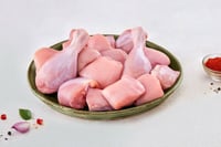 Premium Chicken - 1 Full Chicken Curry Cut (Skinless)