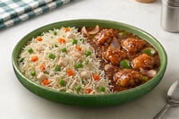Chicken Fried Rice & Chilli Chicken (400g Pack, Ready to Heat & Eat, Microwave ready)