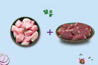 Combo: (300g Premium Boneless Chicken Cubes + 480g Premium Chicken Liver)
