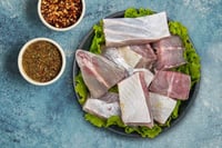 False Pomfret / Bheeman Avoli - Curry Cut (May include head pieces)