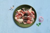 Mixed Fish cuts , Bones & Head and tail pieces,  Small Cuts (Preferred for Pets, 500g pack)