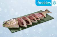 Frozen Hilsa / Ilish - (Whole Fish Size 1.1kg-1.2kg) (Cleaned, Bengali Round cut) 1pc