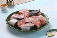 Fresh Indian Baasa / Pangasius / Pangas - Bengali Cut With Skin (May include head piece) (480g to 500g Pack)