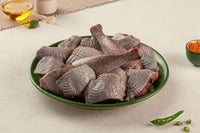 Free Range Kadaknath Country Chicken / Nattu Koli - Curry Cut (Skinless)