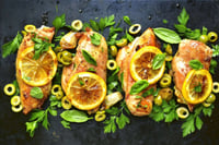 Gourmet Grilled Chicken Breast Fillet (Lemon & Herb Flavour) - Pack of 2 Fillets (300g to 350g)