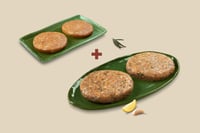 Combo: (250g Meatastic Classic Chicken Burger Patty + 250g Meatastic Chipotle Cheese Chicken Burger Patty)