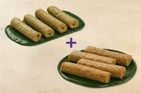 Combo: (200g Meaty Chicken Achari Seekh Kebab + 200g Meaty Chicken Punjabi Seekh Kebab)