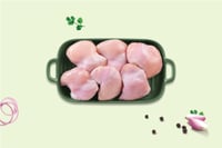 Family Pack Medium : Premium Antibiotic-residue-free Chicken Thigh Boneless (1Kg Pack)