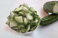 Ridge Gourd Diced (4 Cut 250g Pack)