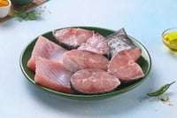 Classic Rohu / Rui (900g-1kg size Fish) - Bengali Cut Headless pack (Final weight 510g to 690g)