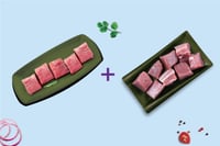 Combo: (Sail Fish / Ola Meen - Skinless Curry Cut 480g Pack + Yellow Fin Tuna / Kera - Curry Cut 480g Pack)