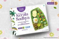 Kerala Sadhya Vegetarian Meals (Ready-To-Eat, Serves 5)