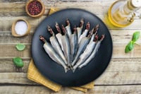 Premium Sardine / Mathi (Small) - Cleaned With Partial Head (250g to 270g Pack)