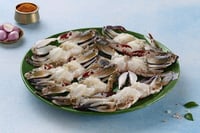 Sea Crab (Large 400g+) - Whole Cleaned (with minimal shell)