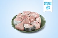 Freshly Frozen Seer Fish / KingFish / Surmai / Neymeen / Vanjaram / Anjal (5kg+) - Curry Cut (480g to 500g Pack)