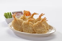 Tasty Handmade Breaded Prawns 