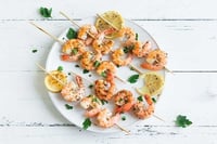 Spiced Prawns Skewers - Pack of 4 Skewers