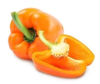 Organic Orange Capsicum (AE) Pack of 500g