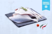 White Pomfret / Silver Pomfret / Avoli - Whole Cleaned (Freshly Frozen, 480g to 550g Pack)