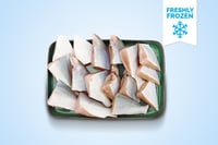 Freshly Frozen White Pomfret / Silver Pomfret / Avoli (100g to 200g)  - Curry Cut (480g to 500g Pack)