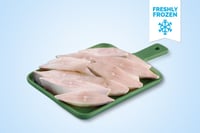 Freshly Frozen White Pomfret / Silver Pomfret / Avoli (100g to 200g)  - Steaks 250g Pack