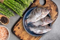 Tilapia / Jalebi Fish - Whole (500g to 600g Pack)