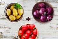 Triple Combo: (1kg Onion + 1kg Tomato + 1kg Potato)