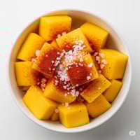 Mango Cubes With Salt & Chilli Powder (250g Pack)