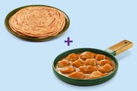 Combo: (400g Whole Wheat Parota + 450g Butter Chicken Gravy)