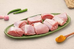 Premium Indian Mutton Raan Leg - Curry Cut (480g to 500g)