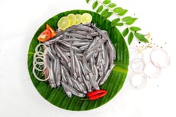 Black Anchovy / Karutha Kozhuva / Natholi (Small & Crunchy) - Whole