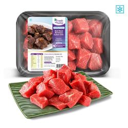 Red Meat Boneless Cubes (ZA) (480g to 500g Pack, Freshly Frozen)