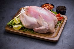 Castrated / Capon Chicken (With Skin) - Whole