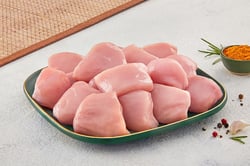Premium Antibiotic-residue-free Boneless Chicken Cubes (2Kg Pack)