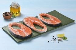 Fresh Atlantic Salmon - Steak Pack of (480g to 500g)