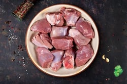 Premium Rich Goat Raan / Leg - Curry Cut (380 to 400g Pack)
