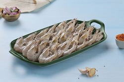 Indian Prawns / Venami / Vannamei / Jhinga / Chemmin (100+ Count/kg) - Whole (Not Cleaned, Not Peeled)