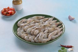 Indian Prawns / Venami / Vannamei / Jhinga / Chemmin (60+ Count/kg) - Whole (230g to 250g Pack)