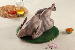 Free Range Kadaknath Country Chicken / Nattu Koli (With Skin) (Very sought after delicacy) - Whole