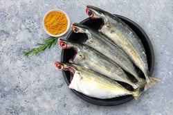Mackerel / Ayala / Bangda / Aylai / ಬಂಗಡೆ (15+ Count/kg) - Whole Cleaned