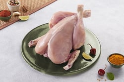 Premium Antibiotic-residue-free Chicken (Tender & tastier than local market) - Skinless Whole Chicken (900g+ Pack)