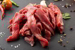 Veal - Chuck Boneless Strips (480g to 500g Pack)