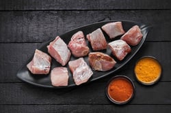 Red Snapper / Hamra / Chempalli (Small) - Curry Cut (May include head pieces)